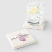 Gealtert zur Perfektion! Steinuntersetzer (Seitenansicht)