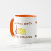 Gealtert zur Perfektion Tasse (Vorderseite Links)