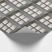 Gealterte Fenster-Scheibe Geschenkpapier (Ecke)