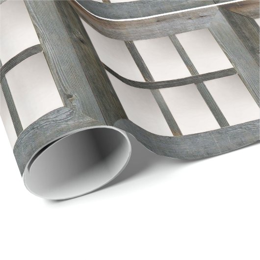 Gealterte Fenster-Scheibe Geschenkpapier (Rolleneckpunkt)