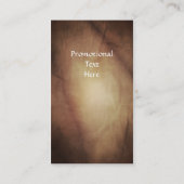 Gealterte Sepia-Visitenkarte Visitenkarte (Rückseite)