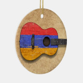 Gealterte und getragene armenische keramikornament (Rechts)