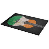 Gealterte und getragene irische schneidebrett (Ecke)