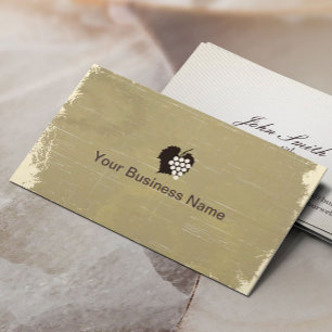 Gealterte Visitenkarte