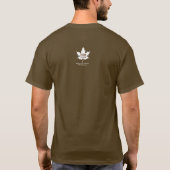 Gealterter Ahornsirup-Aufkleber T-Shirt (Rückseite)