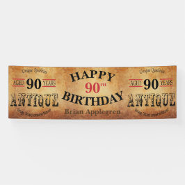 Gealterter, antiker und Vintager 90. Banner