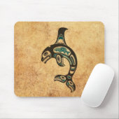 Gealterter blauer und schwarzer mousepad (Mit Mouse)