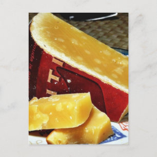 Gealterter Gouda Käse Postkarte