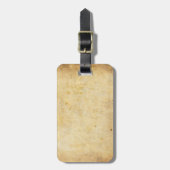 Gealterter PapierGepäckanhänger Gepäckanhänger (Vorderseite vertikal)