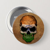 Gealterter und getragener indischer button (Vorne & Hinten)