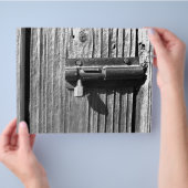 Gealtertes Holz und Riegel Flyer (Hand)