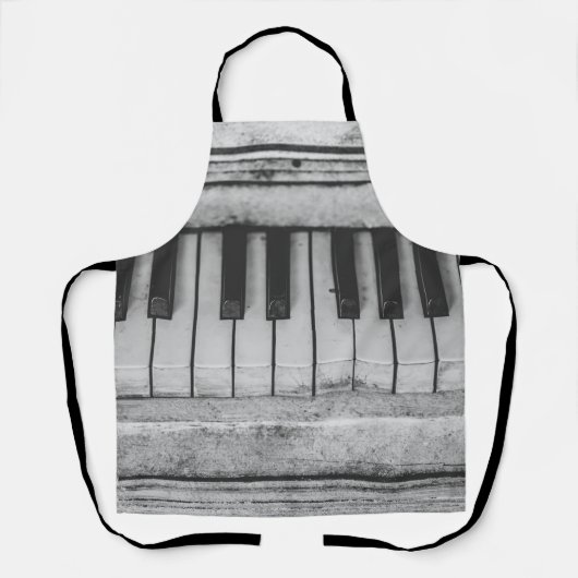 Gealtertes Piano Schürze (Vorderseite)