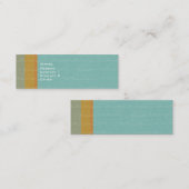 Gealtertes Retro Mini Visitenkarte (Vorne/Hinten)