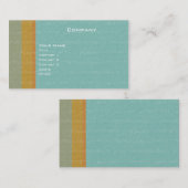 Gealtertes Retro Visitenkarte (Vorne/Hinten)