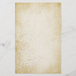 Gealtertes Vintages Art-Anmerkungs-Papier Briefpapier