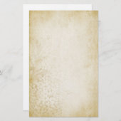 Gealtertes Vintages Art-Anmerkungs-Papier Briefpapier (Vorne/Hinten)