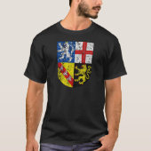 Gealtertes Wappen von Saarland T-Shirt (Vorderseite)