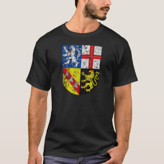 Gealtertes Wappen von Saarland T-Shirt
