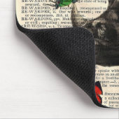 Geänderte Kunst-Nashorn-Schmetterlinge Mousepad (Ecke)