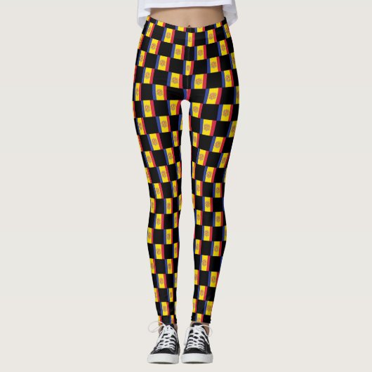 Geändertes Andorra-Muster Leggings (Vorderseite)