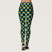 Geändertes Gabon-Flag-Muster Leggings (Rückseite)