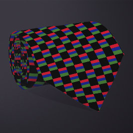 Geändertes Muster für Gambia-Flaggen Krawatte