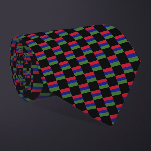 Geändertes Muster für Gambia-Flaggen Krawatte