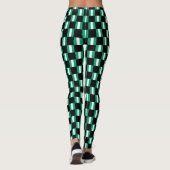Geändertes nigerianisches Flaggenmuster Leggings (Rückseite)