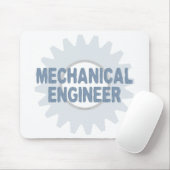 Gear Blue Gray für Maschinenbauer Mousepad (Mit Mouse)