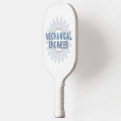 Gear Blue Gray Notebook für Maschinenbauer Pickleball Schläger (Links)