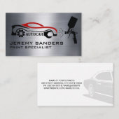 Gear Car Logo | Auto Paint Spray Visitenkarte (Vorne/Hinten)