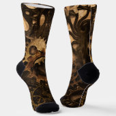 Gear Changer - Steampunk Gears & Cogs Socks Socken (Gewinkelt)