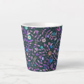 Gear Flower / Zahnradblume Milchtasse (Vorderseite)