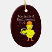 Gear für Maschinenbau Keramik Ornament (Hinten)