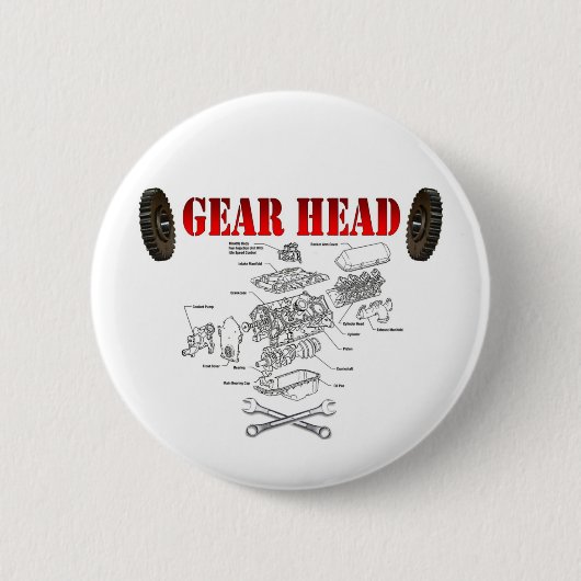 GEAR HEAD BUTTON (Vorderseite)