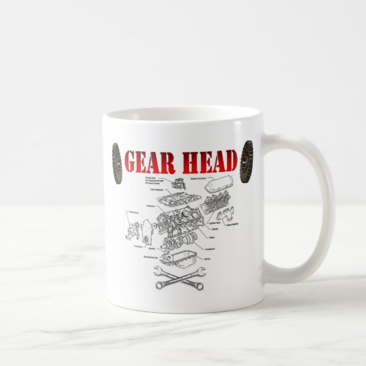 GEAR HEAD KAFFEETASSE (Rechts)
