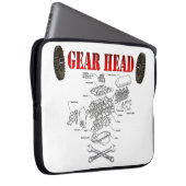 GEAR HEAD LAPTOPSCHUTZHÜLLE (Vorne Rechts)