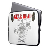 GEAR HEAD LAPTOPSCHUTZHÜLLE (Vorderseite Links)