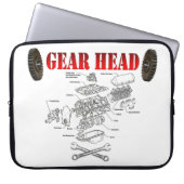 GEAR HEAD LAPTOPSCHUTZHÜLLE (Vorderseite)