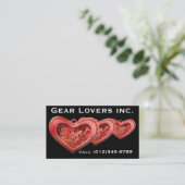 Gear Lovers Visitenkarte (Stehend Vorderseite)