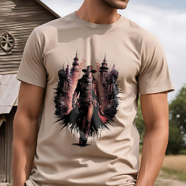 Gear Up for Frontier - Steampunk Cowboy T-Shirt
