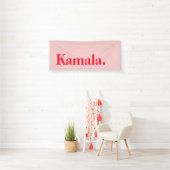 Gear up for Kamala Harris 2024 Pink Banner (Insitu)