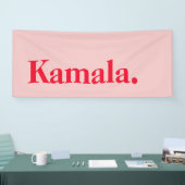 Gear up for Kamala Harris 2024 Pink Banner (Messe)