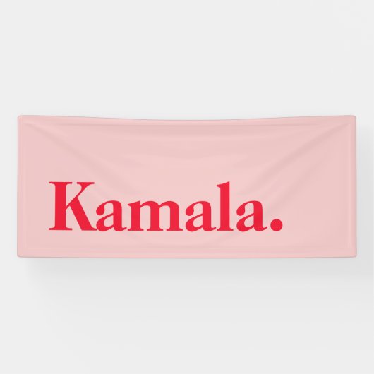 Gear up for Kamala Harris 2024 Pink Banner (Horizontal)
