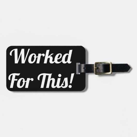 Gearbeitet für diesen Gepäckanhänger (Vorderseite horizontal)