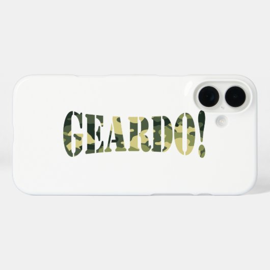 GEARDO! CAMOUFLAGE Case-Mate iPhone HÜLLE (Rückseite (Horizontal))