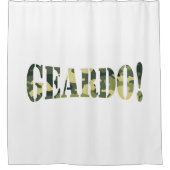 GEARDO! CAMOUFLAGE DUSCHVORHANG (Vorderseite)