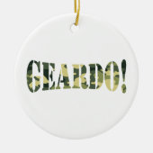 GEARDO! CAMOUFLAGE KERAMIK ORNAMENT (Vorne)