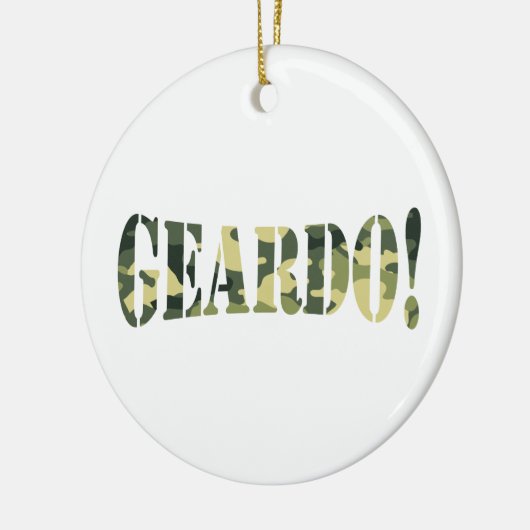 GEARDO! CAMOUFLAGE KERAMIK ORNAMENT (Links)