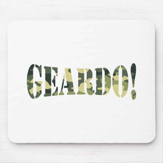 GEARDO! CAMOUFLAGE MOUSEPAD (Vorne)